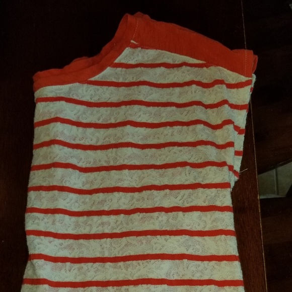Lucky Brand Lace Muscle Tee Size Large - Picture 2 of 3